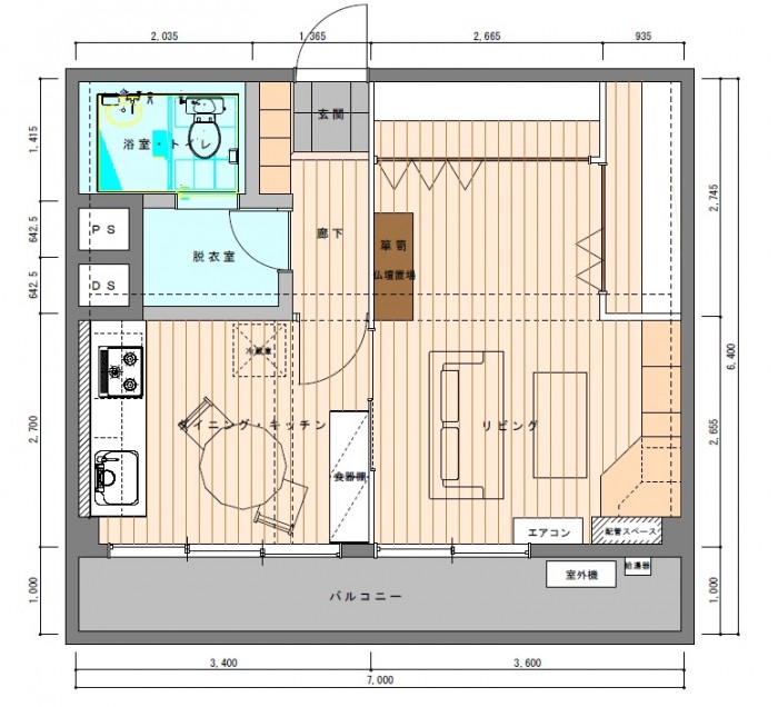 改修図面 改修図面